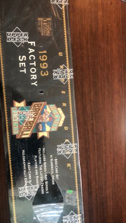 1993 Factory Seal Box Base Ball Upper Deck  Complete Set 