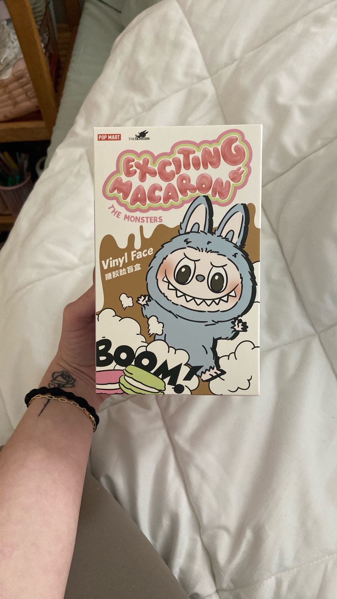 Authentic Labubu Exciting Macaron- Lychee Berry