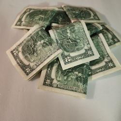 All 10 Two Dollar Bills For $35