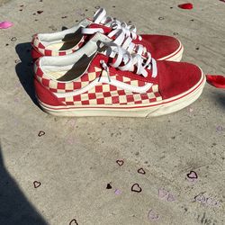 Used Old Skool ‘Red Checkerboard’ 