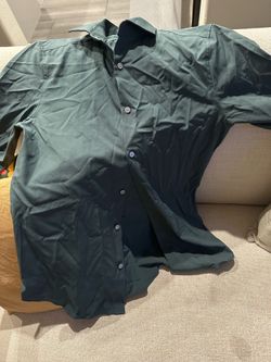 Murano  brand- green long sleeve button up