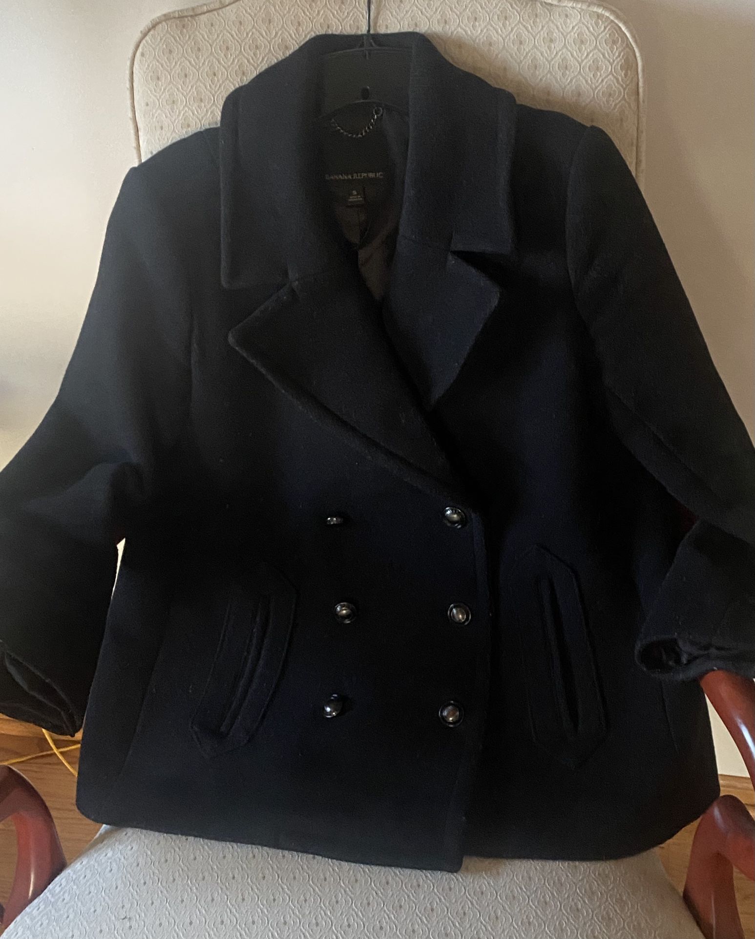 Banana Republic swing - flare style peacoat