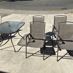 Outside Patio Table And Chairs
