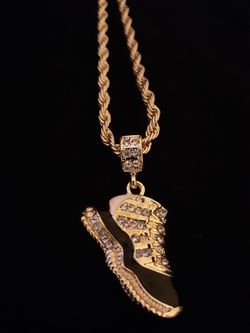 Js Designer rope chain with stones 20"