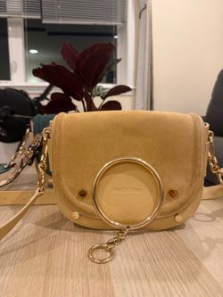 See by Chloé Mara Crossbody — Tan Suede/Leather
