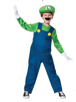 Kids Luigi Halloween Costume