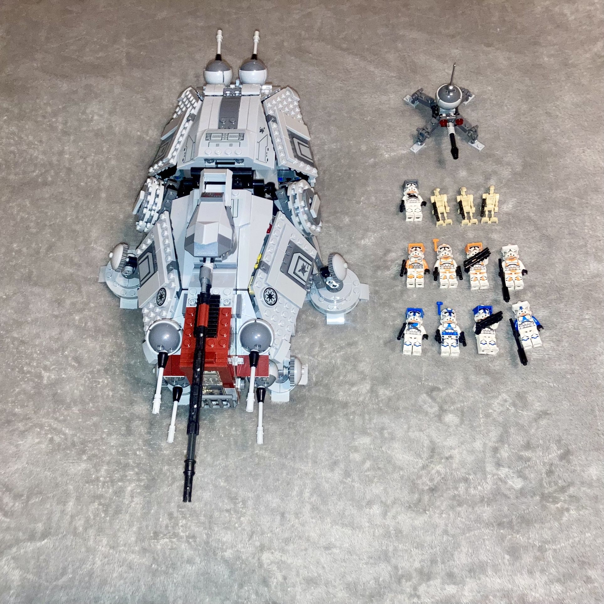 Lego Star Wars ATTE Walker and 501st Battlepack Lot