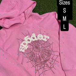 Pink Spider Hoodie