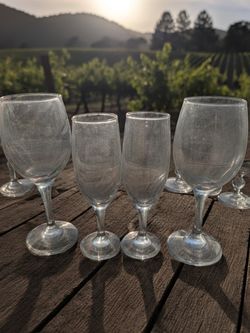 Wine glasses