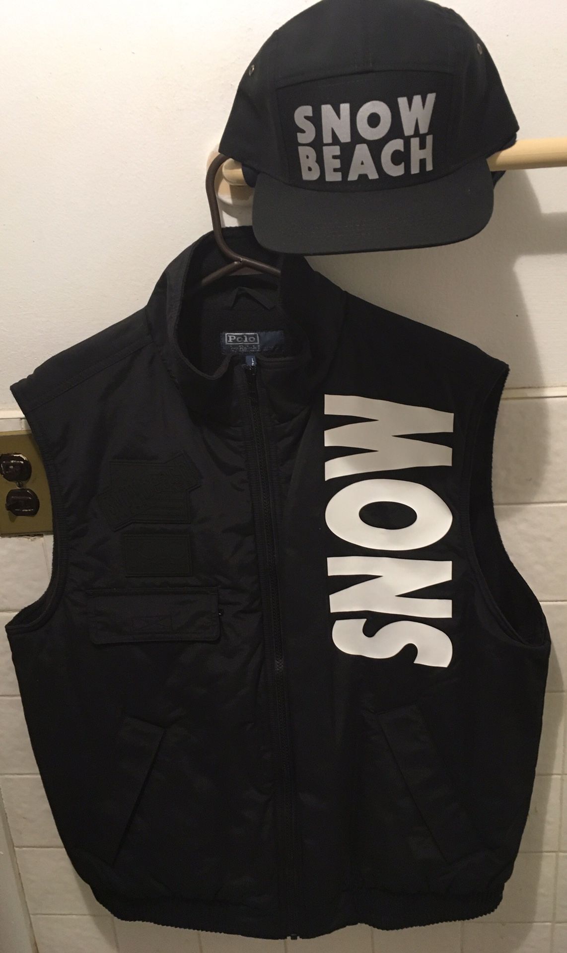 Polo Black Snow Beach Vest ( Sold Individually)