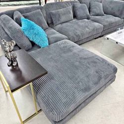 BRAND NEW GREY, BLACK OR WHITE SECTIONALS UP TO 40% OFF RETAIL- SHOP NOW PAY LATER.