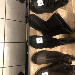 MENS  & WOMENS BOOTS 35 CASH ONLY AVAILABLE KIDS BOOTS 25  