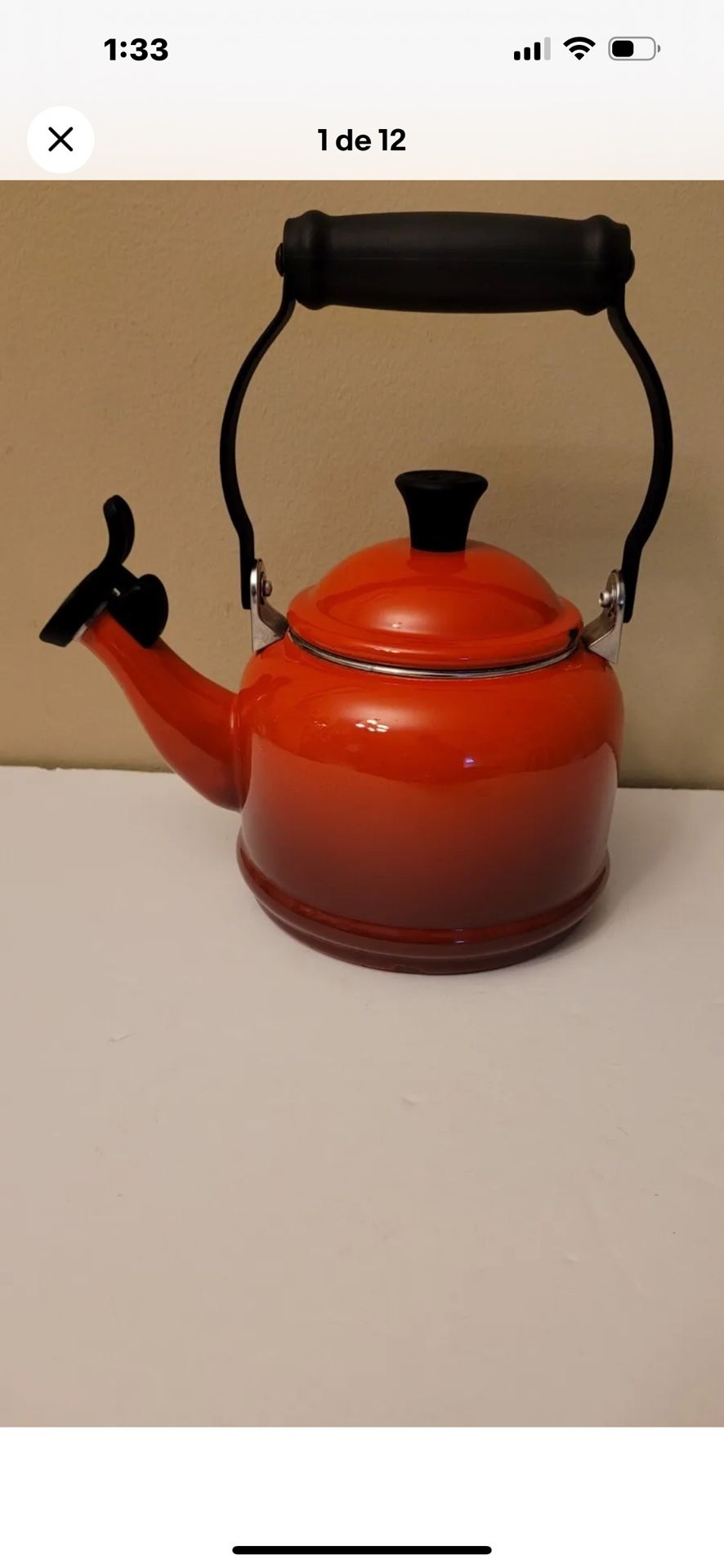 Lecreuset Tea Kettle 