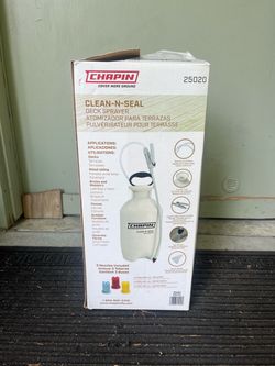 Deck sprayer