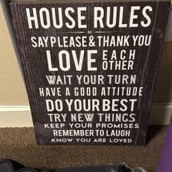 Wall Decor / Sign 16x 20”
