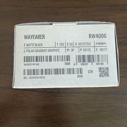 Ray Ban Wayfarer Meta Glasses - Matte Black