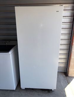 White Kenmore Standing Freezer