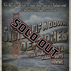 SOAD & DEFTONES TICKET 