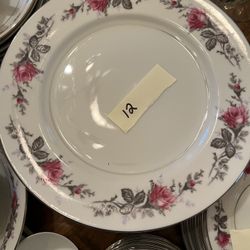 Kyoto fine China silver rose