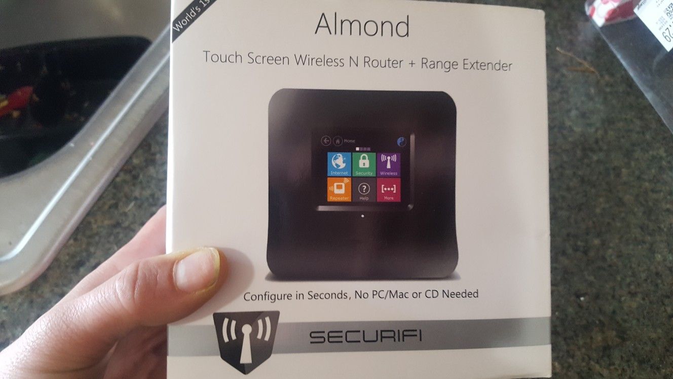 ALMOND TOUCH SCREEN WIRELESS N ROUTER + RANGE EXTENDER