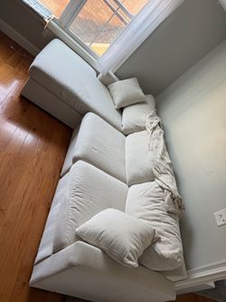 Lightly used couch, needs cleaning- accepting offers
