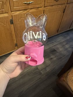 Personalized Egg And Bunny Candy Dispensers 