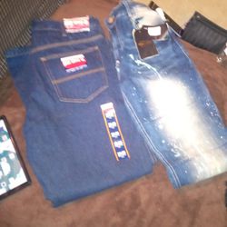 Two pair of Jeans For Young Men & Up $18.00