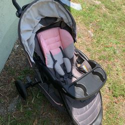 Pink and Gray  Stroller Baby Trend