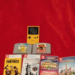 TRADE Nintendo Game Boy Color Handheld Switch N64 Video Games Tested 