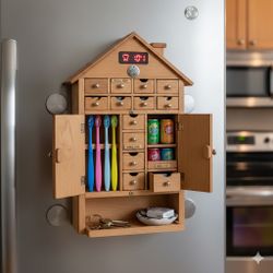 Magnetic Refrigerator Organizer and Hi Tech God Box