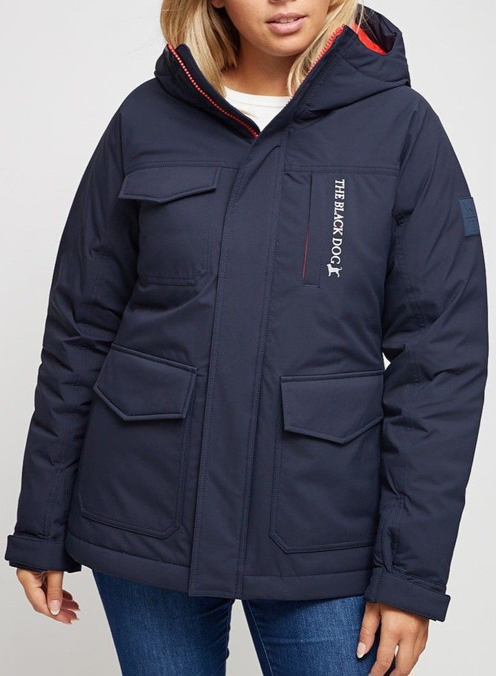 The Black Dog Ladies Newport Waterproof Down Jacket Retailed At $350.00