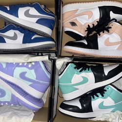 GS AIR JORDAN 1’S (LOW and MID) 
