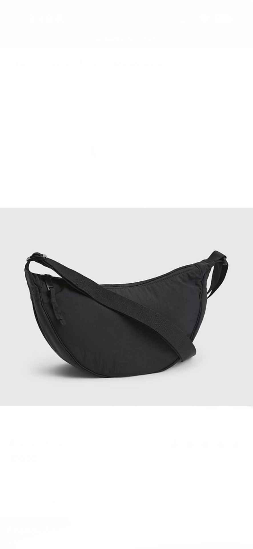BRAND NEW GAP BLACK CROSSBODY BAG