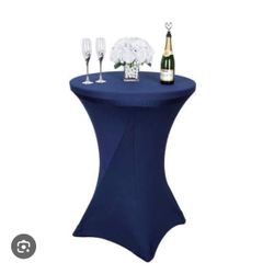 Unopened spandex cocktail table Cover