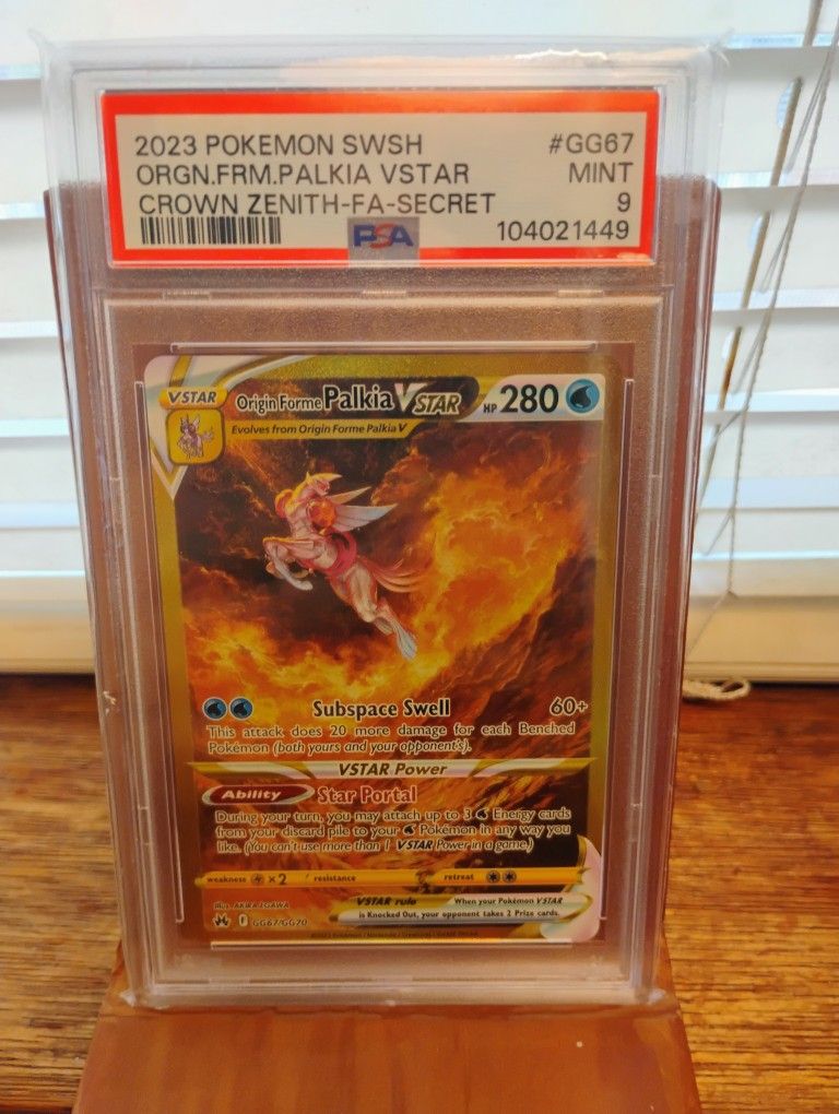 PSA 9 Palkia Crown Zenith