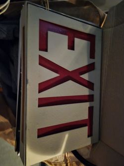 Vintage EXIT Sign