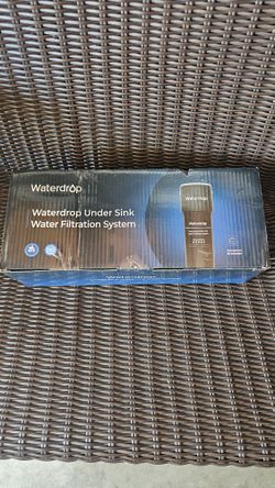 Waterdrop 10UA Under Sink Water Filter System, NSF/ANSI 42 Certified 1 Year
Reduces PFAS, PFOA/PFOS, Lead, Chlorine, Bad Taste & Odor, Under Counter W