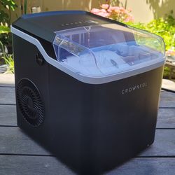 CROWNFUL Ice Maker 11"Hx11"Dx9"W