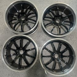 ADVAN RS-D 19x8.5 19x9.5 Wheels Machining Black