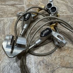  MTB Vintage Hope M4 Brake-set 4 Piston Brakset