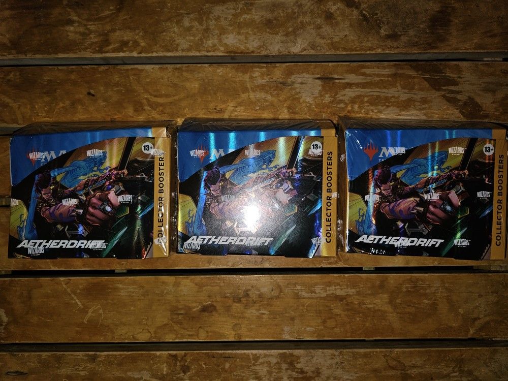 MTG Aetherdrift Collector Booster Boxes NEW/SEALED