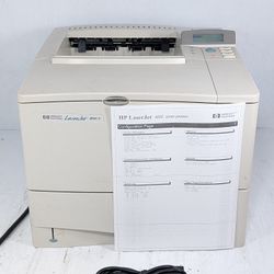 HP LaserJet 4000N Workgroup Laser Printer Page Count 19892