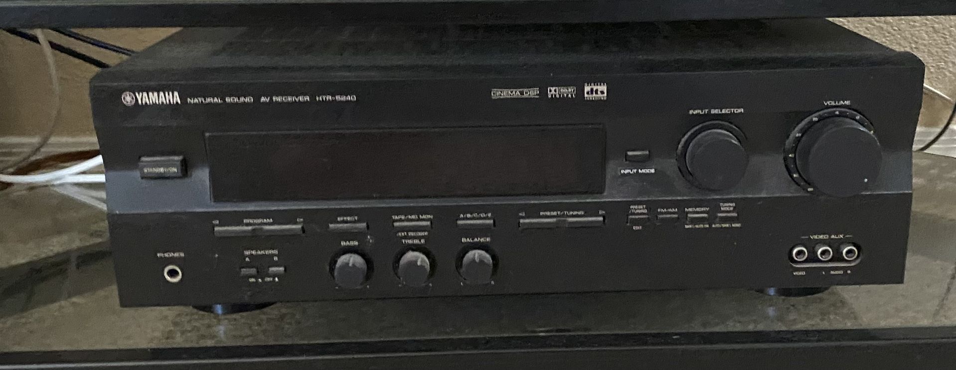 Yamaha 5240 receiver. 