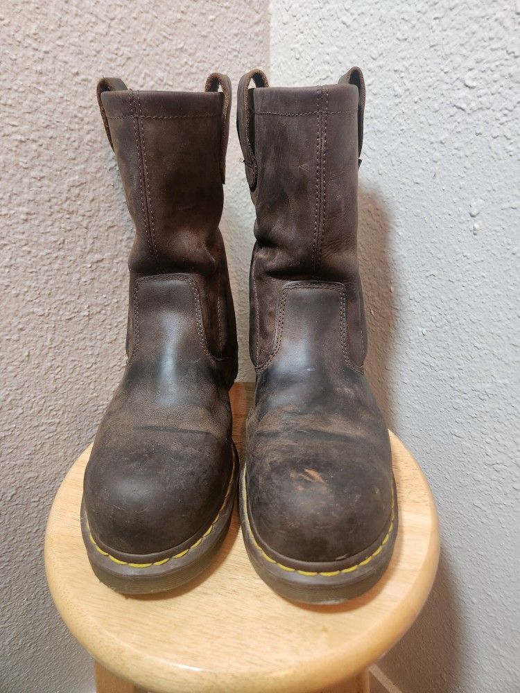 Doc Martens Men Steel Toe Work Boots-11