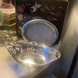 Lot Sale Of 2 Silver Pieces