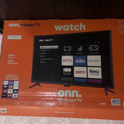 32” Roku Tv With Wall Mount