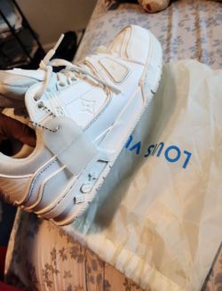 Louis Vuitton LV Trainer Sneakers White Size 11