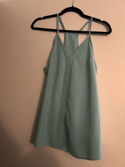 Womens turquoise tank top