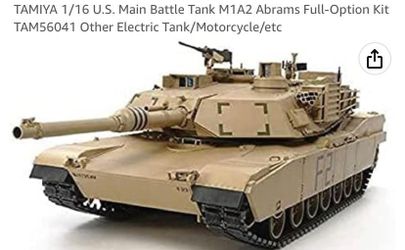 Remote Control Realistic Tank Real Smoke Metal Tracks