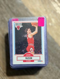 1990 Fleer John Paxson Chicago Bulls Basketball Card